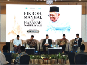 Sesi pemaparan dan pembedahan buku Fikroh, Manhaj, dan Harakah Nahdliyyah dengan lima narasumber ulama NU.