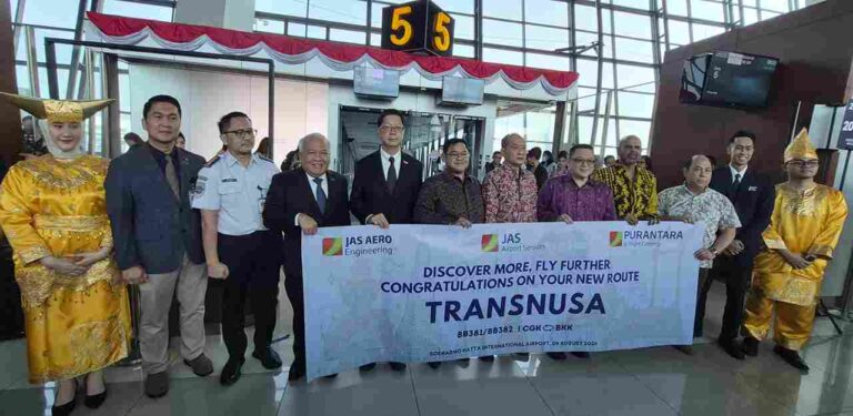 Kembali Melebarkan Sayap, Transnusa Resmikan Penerbangan Perdana Jakarta–Bangkok