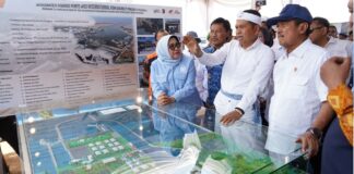 Groundbreaking PPN Kejawanan Bawa Proyeksi Ekonomi Besar dan Klaim Keberlanjutan Menteri Trenggono dalam groundbreaking PPN Kejawanan Cirebon yang membawa klaim keberlanjutan pelabuhan perikanan.