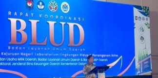 BLUD Penanganan Iklim Jadi Instrumen Baru Ekonomi Karbon Daerah Penasihat Utama Menteri Kehutanan Edo Mahendra dalam Rapat Koordinasi BLUD Penanganan Iklim di Jakarta.